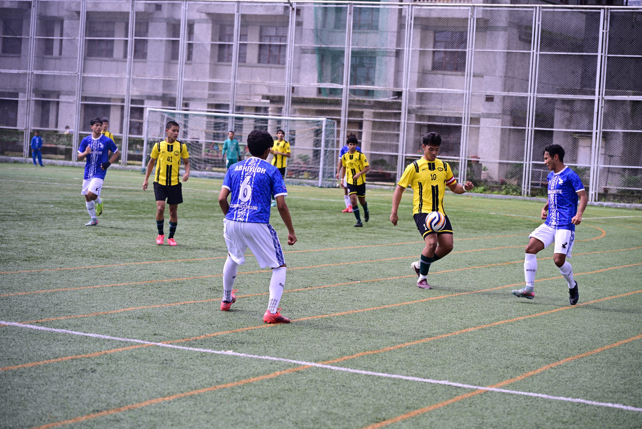 St George’s College (Jackie) Invitational Football Tournament: Lucky scores a
