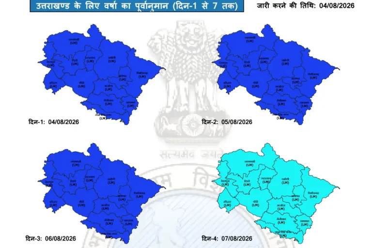 Uttarakhand weather update: Rain forecast for August 5 - my