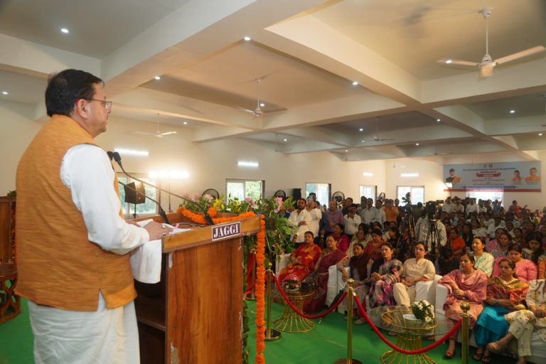 मुख्यमंत्री धामी ने एमडीडीए की 17.80 करोड़ की विकास परियोजनाओं का किया लोकार्पण व शिलान्यास