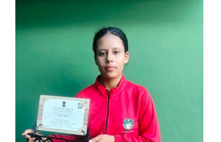 राष्ट्रपति भवन के एट होम रिसेप्शन के लिए अल्मोड़ा की गर्विता भाकुनी का चयन