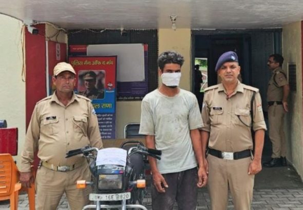 विकासनगर में चोरी की बाइक 24 घंटे में बरामद, आरोपी गिरफ्तार