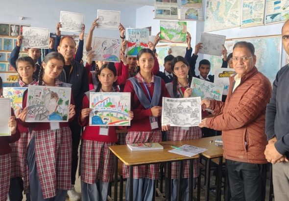 Art & speech competitions held at Ghananand Inter College; winners