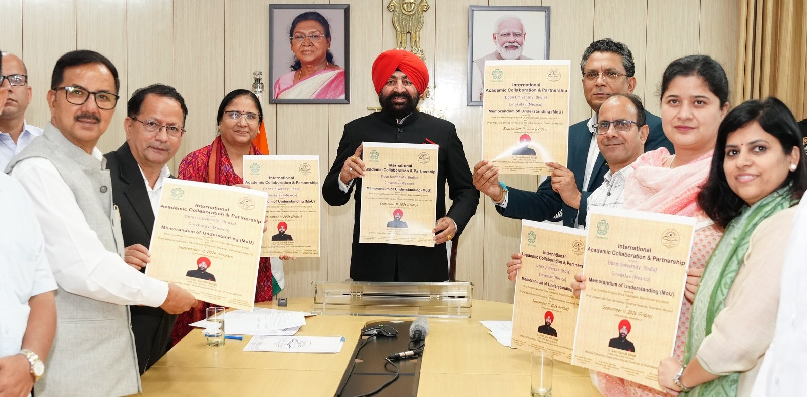 Doon Varsity–CINVESTAV MoU is step towards global research synergy: Governor