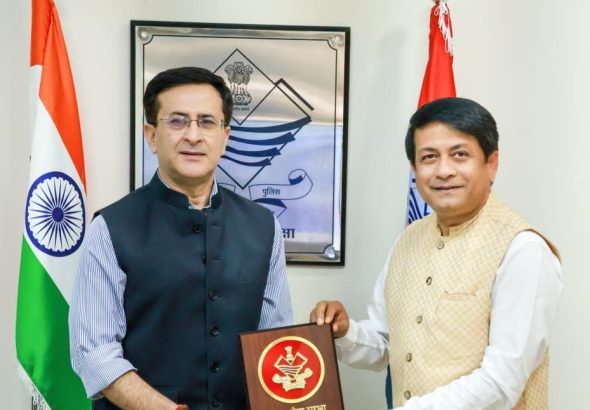 Senior Indian Diplomats hold interaction with DGP Seth