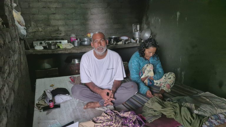 Wife bedridden for 2 years; now husband needs urgent treatment