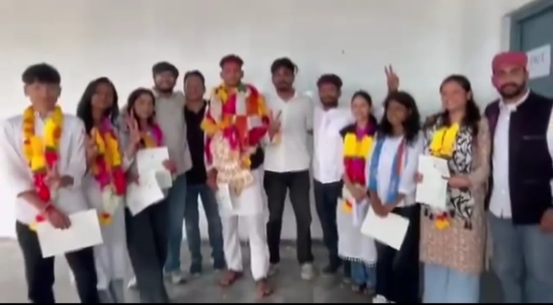 छात्रसंघ चुनाव में ABVP को झटका, सभी प्रमुख पदों पर
