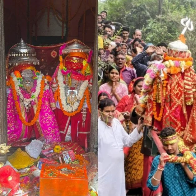 जयकारों के बीच कुरुड़ सिद्धपीठ से कैलाश के लिए चली