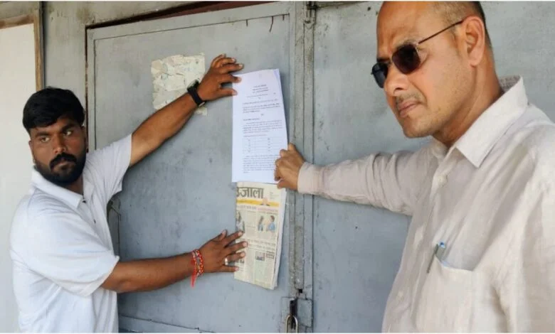 झड़ीपानी में रेलवे की जमीन पर कथित अतिक्रमण, 31 मकानों