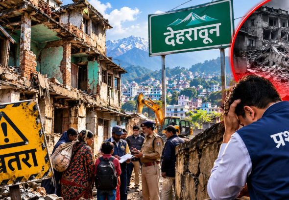 दिल्ली हादसे से सहमा देहरादून: 21 जर्जर मकान बने टाइम