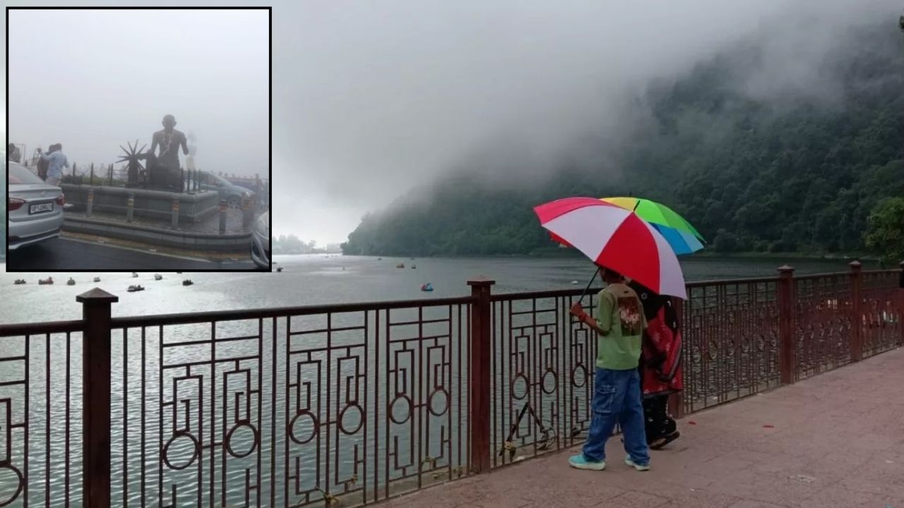 नैनीताल में बारिश का रौद्र रूप! सड़कें मलबे से बंद,