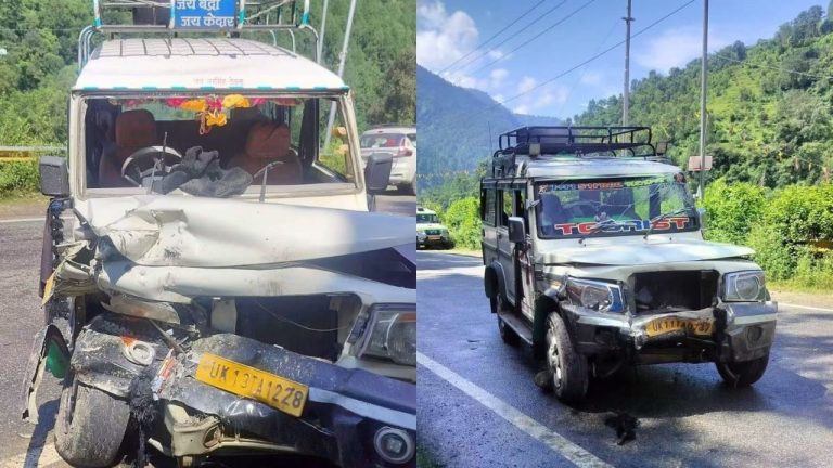 पहाड़ों में फिर अनियंत्रित हुई रफ्तार! चंद्रापुरी में आपस में