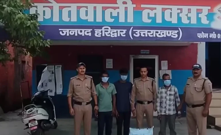 बुजुर्ग को नशीला पदार्थ खिलाकर 120 किलो पीतल चोरी करने