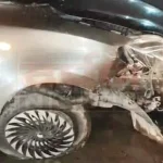 शराब के नशे में दौड़ाई कार टेंपो से भिड़ी, सात