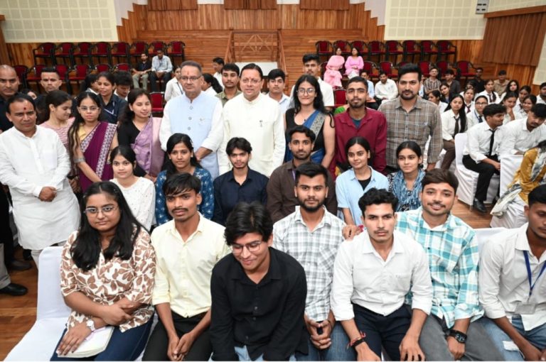 संसाधनों और अवसरों की कमी किसी प्रतिभाशाली युवा के सपनों की राह में नहीं बनेगी बाधा- मुख्यमंत्री