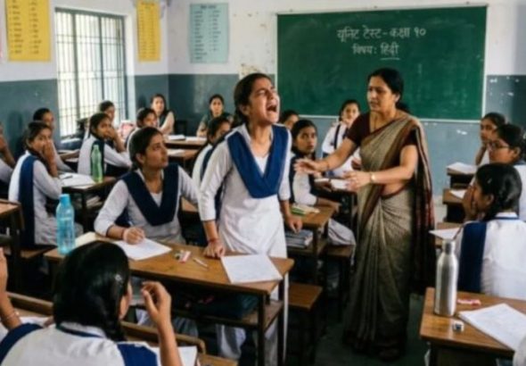 हल्द्वानी: परीक्षा के दौरान छात्रा के चीखने से मचा हड़कंप,