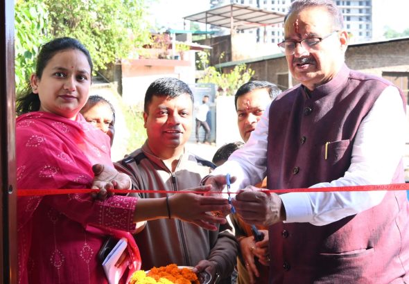 Cabinet Minister Joshi inaugurates Development Projects in Rajpur