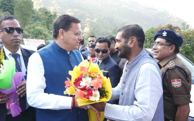 Dhami takes road route to Bharadisain for VS session -