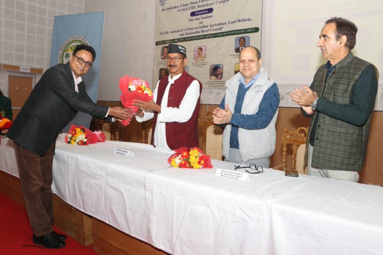 Dr Ambedkar Chair, Doon Varsity, & VCSGUUHF organise seminar