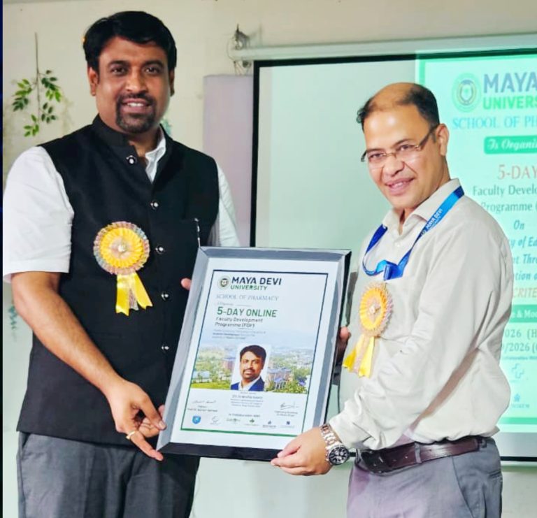 Five-Day Faculty Development Prog concludes at Maya Devi University