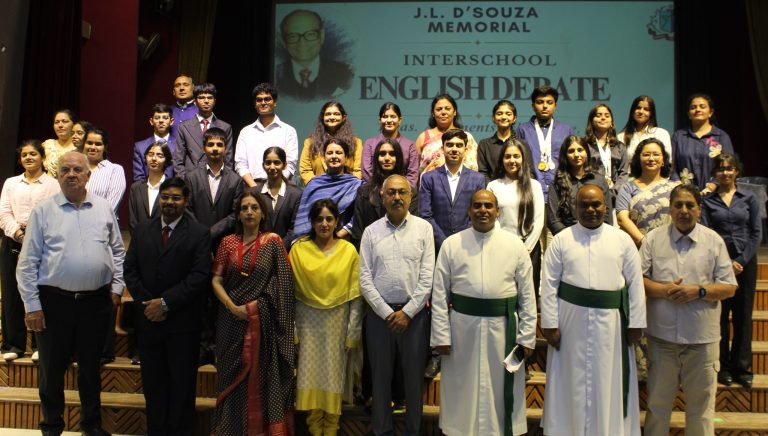 JL D’Souza Memorial Inter-School English Debate 2026 held at SJA