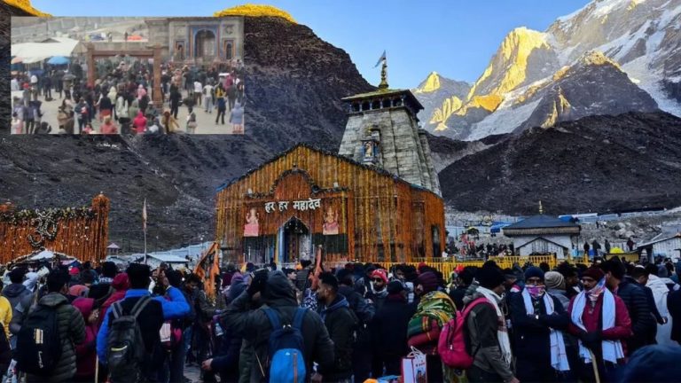 Kedarnath Snowfall: केदारनाथ धाम में फिर बर्फबारी से बढ़ी ठिठुरन,