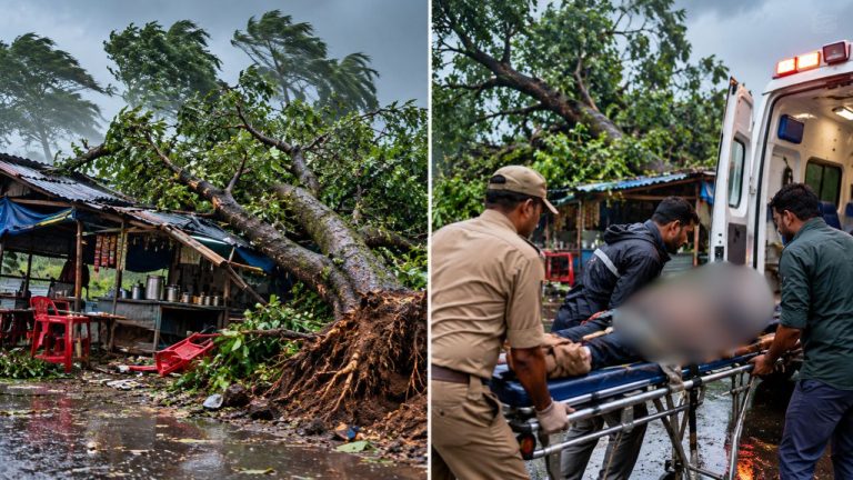 Kotdwar Accident: बारिश से बचने के लिए चाय की दुकान