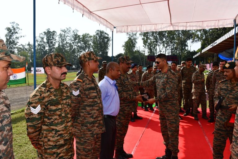 Maj General Manish Kumar reviews Agniveer Recruitment Rally at Roorkee