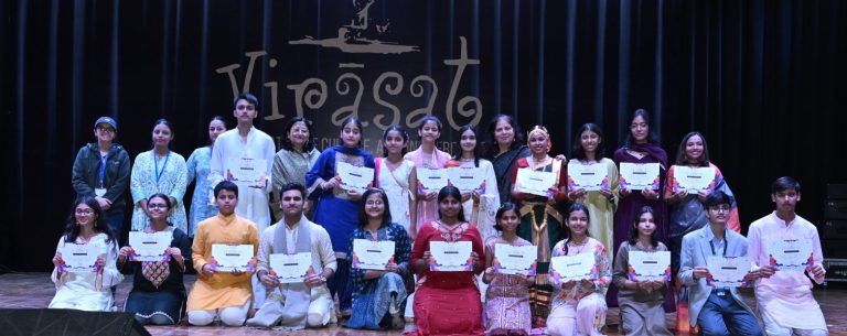 School students sing up a storm at Virasat Sadhana
