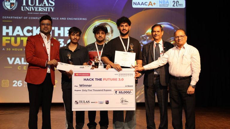 Tulas University hosts National-Level Hackathon – ‘Hack the Future 3.0’