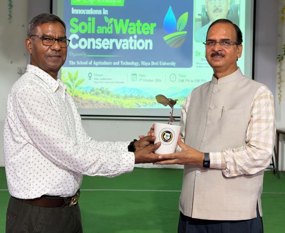 Workshop on “Innovations in Soil & Water Conservation” held at