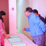 जिलाधिकारी ने छतरीधार स्थित ईवीएम गोदाम में चल रही एफएलसी प्रक्रिया का किया निरीक्षण