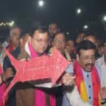 देहरादून में सीएम धामी ने किया रावण दहन, 'लैंड जिहाद'