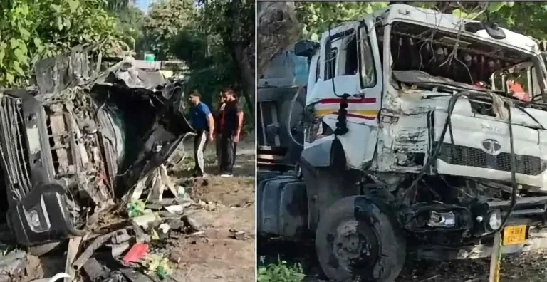 नैनीताल हनीमून का सफर बन गया आखिरी सफर_ डंपर से