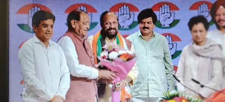 भाजपा नेता रामशरण नौटियाल ने थामा कांग्रेस का हाथ, उत्तराखंड