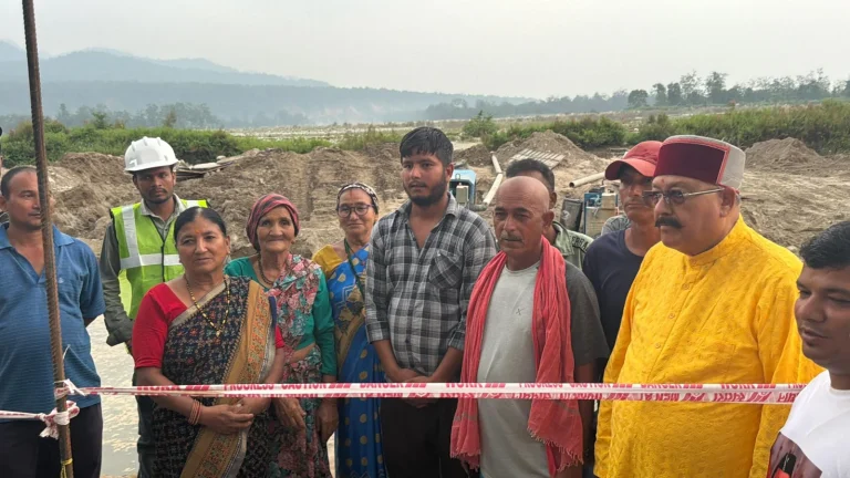 महाराज ने किया शारदा कॉरिडोर, नायकखेड़ा के कार्यों का स्थलीय