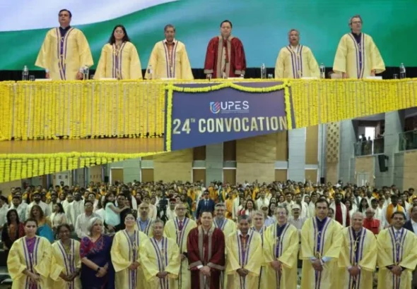 यूपीईएस के छह दिवसीय दीक्षांत समारोह का शुभारंभ, 4,795 विद्यार्थी